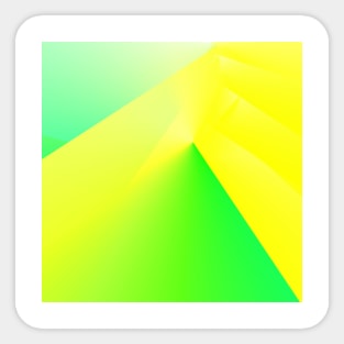 yellow orange green abstract texture Sticker